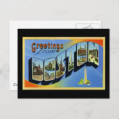 マサチューセッツ州ボストンからの挨拶 ポストカード (正面/裏面)