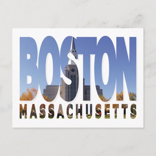 マサチューセッツ州ボストンのはがき ポストカード (正面)