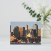 マサチューセッツ州ボストンのスカイライン5 ポストカード (スタンド正面)