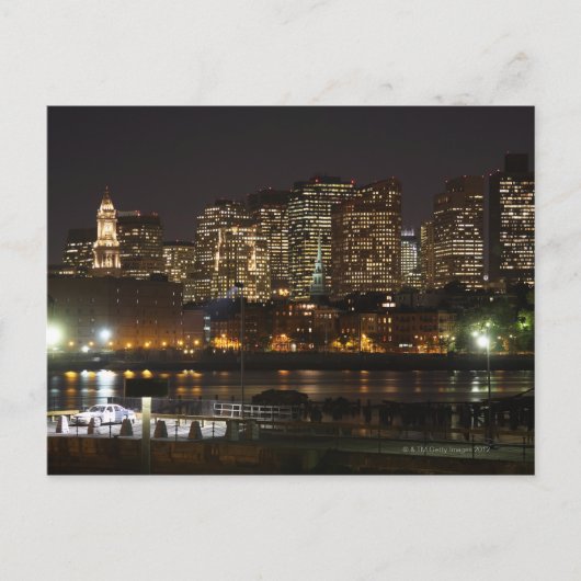 マサチューセッツ州ボストンのスカイライン6 ポストカード (正面)