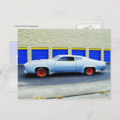 マサチューセッツ州ボストンの古いブルーカー。 ポストカード (正面/裏面)