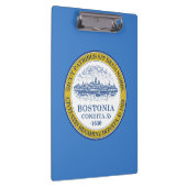 マサチューセッツ州ボストンの州旗 クリップボード (右)