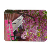 マサチューセッツ州ボストンの春 マグネット (横)