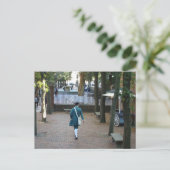 マサチューセッツ州ボストンの革命軍人 ポストカード (スタンド正面)