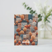 マサチューセッツ州ボストンへの旅行 ポストカード (スタンド正面)