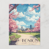 マサチューセッツ州ボストンへの旅行 ポストカード (正面)