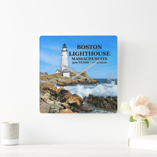 マサチューセッツ州ボストンライトハウス スクエア壁時計 (ホーム)
