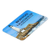 マサチューセッツ州ボストンライトハウス マグネット (左側)