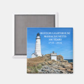 マサチューセッツ州ボストンライトハウス マグネット (正面/裏面)