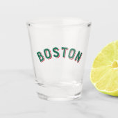 マサチューセッツ州ボストンヴィンテージアーチ ショットグラス (正面)