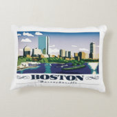 マサチューセッツ州ボストン アクセントクッション (裏面)