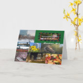 マサチューセッツ州ボストン カード (黄色い花)