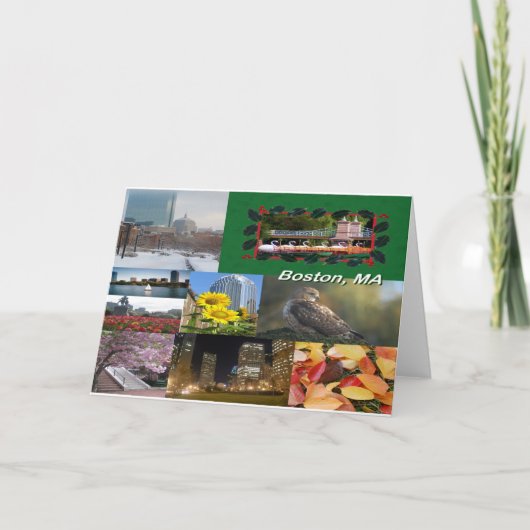 マサチューセッツ州ボストン カード (正面)