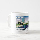 マサチューセッツ州ボストン コーヒーマグカップ (正面左)