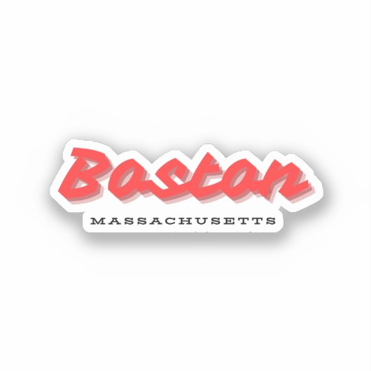 マサチューセッツ州ボストン シール (正面)