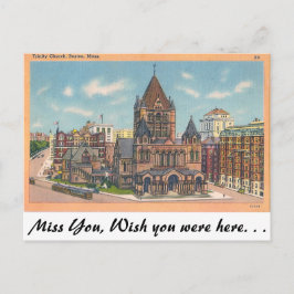 マサチューセッツ州ボストン，トリニティ・チャーチ ポストカード