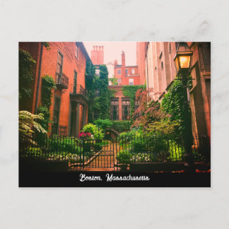 マサチューセッツ州ボストン，ヒストリックビーコンヒル ポストカード