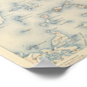 マサチューセッツ州ボストン・ベイ ポスター (角)