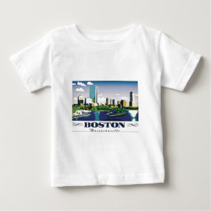 マサチューセッツ州ボストン ベビーTシャツ