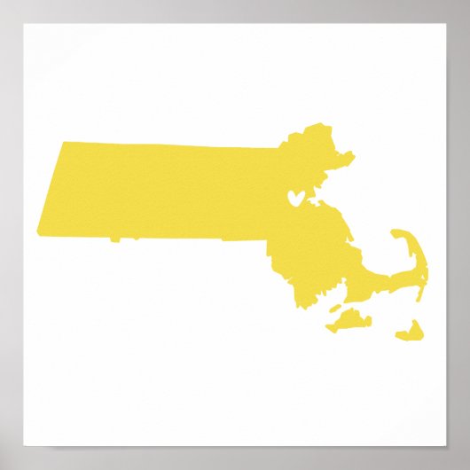 マサチューセッツ州ボストン ポスター (正面)