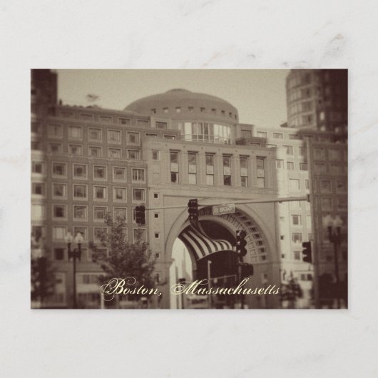 マサチューセッツ州ボストン ポストカード (正面)