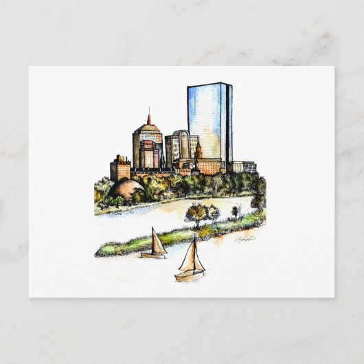 マサチューセッツ州ボストン ポストカード (正面)