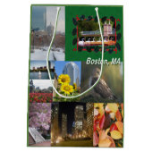 マサチューセッツ州ボストン ミディアムペーパーバッグ (裏面)