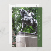 マサチューセッツ州ボストン#1はがき ポストカード (正面/裏面)