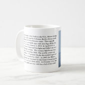 マサチューセッツ州マイノッツレッジライトハウス コーヒーマグカップ (正面左)