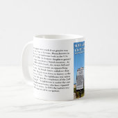 マサチューセッツ州マグラフ、Scituate Lighthouse コーヒーマグカップ (正面左)