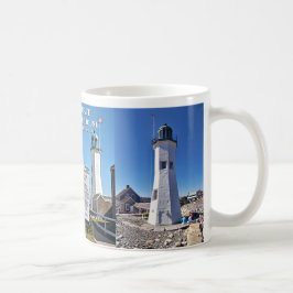 マサチューセッツ州マグラフ、Scituate Lighthouse コーヒーマグカップ