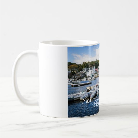 マサチューセッツ州マンチェスター コーヒーマグカップ (左)