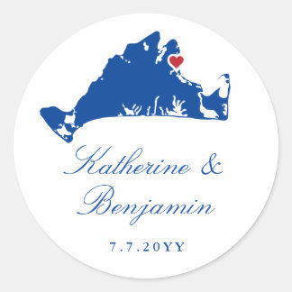 マサチューセッツ州マーサズ・ヴィニヤード オーク・ブラフス ネイビー ラウンドシール