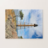 マサチューセッツ州マーブルヘッドライトハウスMAパズル ジグソーパズル (横)