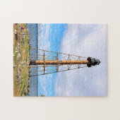 マサチューセッツ州マーブルヘッドライトハウスMAパズル ジグソーパズル (横)