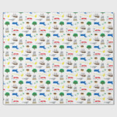 マサチューセッツ州ラッピング紙 ラッピングペーパー (フラット)