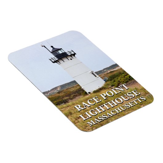 マサチューセッツ州レースポイントライトハウス マグネット (右側)