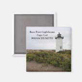 マサチューセッツ州レースポイントライトハウス マグネット (正面/裏面)