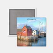 マサチューセッツ州ロックポート マグネット (正面/裏面)