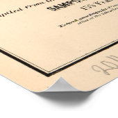 マサチューセッツ州ローエルの地図(1881) ポスター (角)