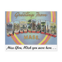 マサチューセッツ州ワーチェスターからの挨拶