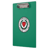 マサチューセッツ州ワーチェスター州旗 クリップボード (左)