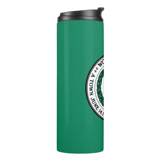 マサチューセッツ州ワーチェスター州旗 タンブラー (回転左)