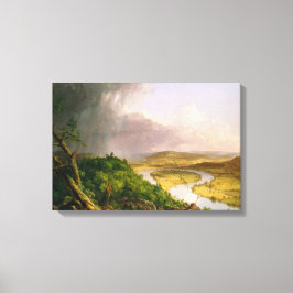 マサチューセッツ州山・ホルヨークから見られるオックスボウ川 キャンバスプリント