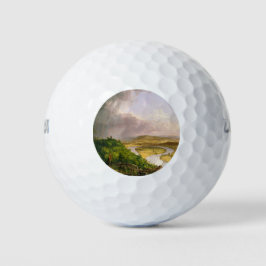 マサチューセッツ州山・ホルヨークから見られるオックスボウ川 ゴルフボール