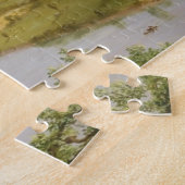 マサチューセッツ州山・ホルヨークから見られるオックスボウ川 ジグソーパズル (側面)