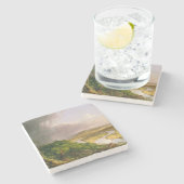 マサチューセッツ州山・ホルヨークから見られるオックスボウ川 ストーンコースター (横)