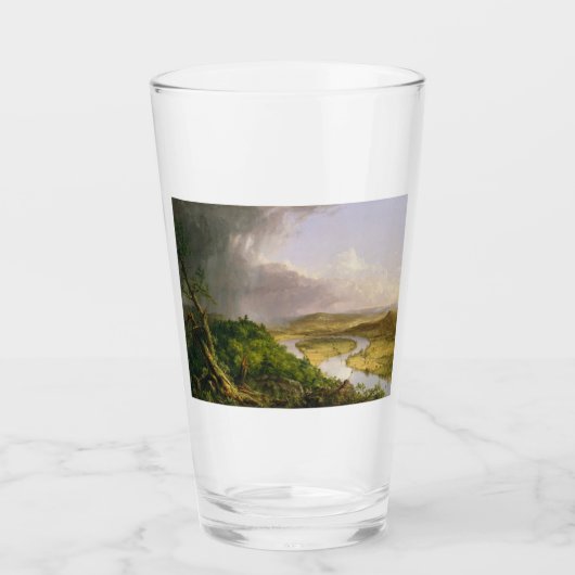 マサチューセッツ州山・ホルヨークから見られるオックスボウ川 タンブラーグラス (正面)