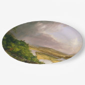 マサチューセッツ州山・ホルヨークから見られるオックスボウ川 ペーパープレート (アングル)