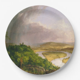 マサチューセッツ州山・ホルヨークから見られるオックスボウ川 ペーパープレート